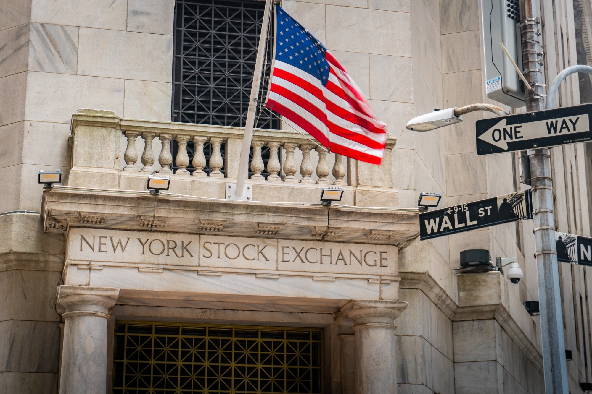 New York Stock Exchange on Wall Street