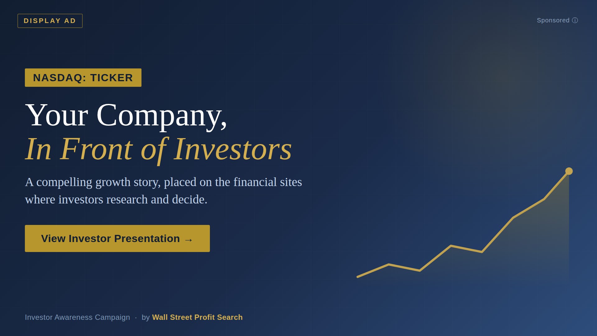 Sample Google Banner Display Ad — investor awareness campaign creative